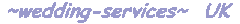 Wedding~Services UK logo'